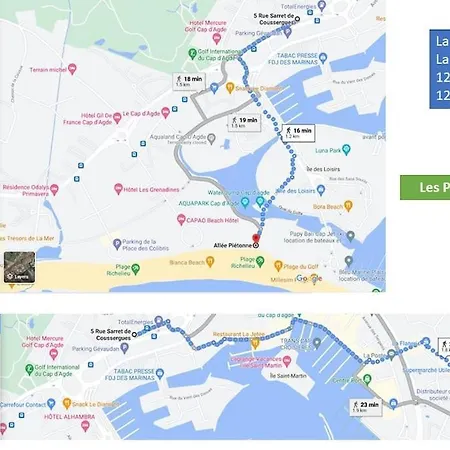 Cap Studio-cabine -vue Jardin דירה *